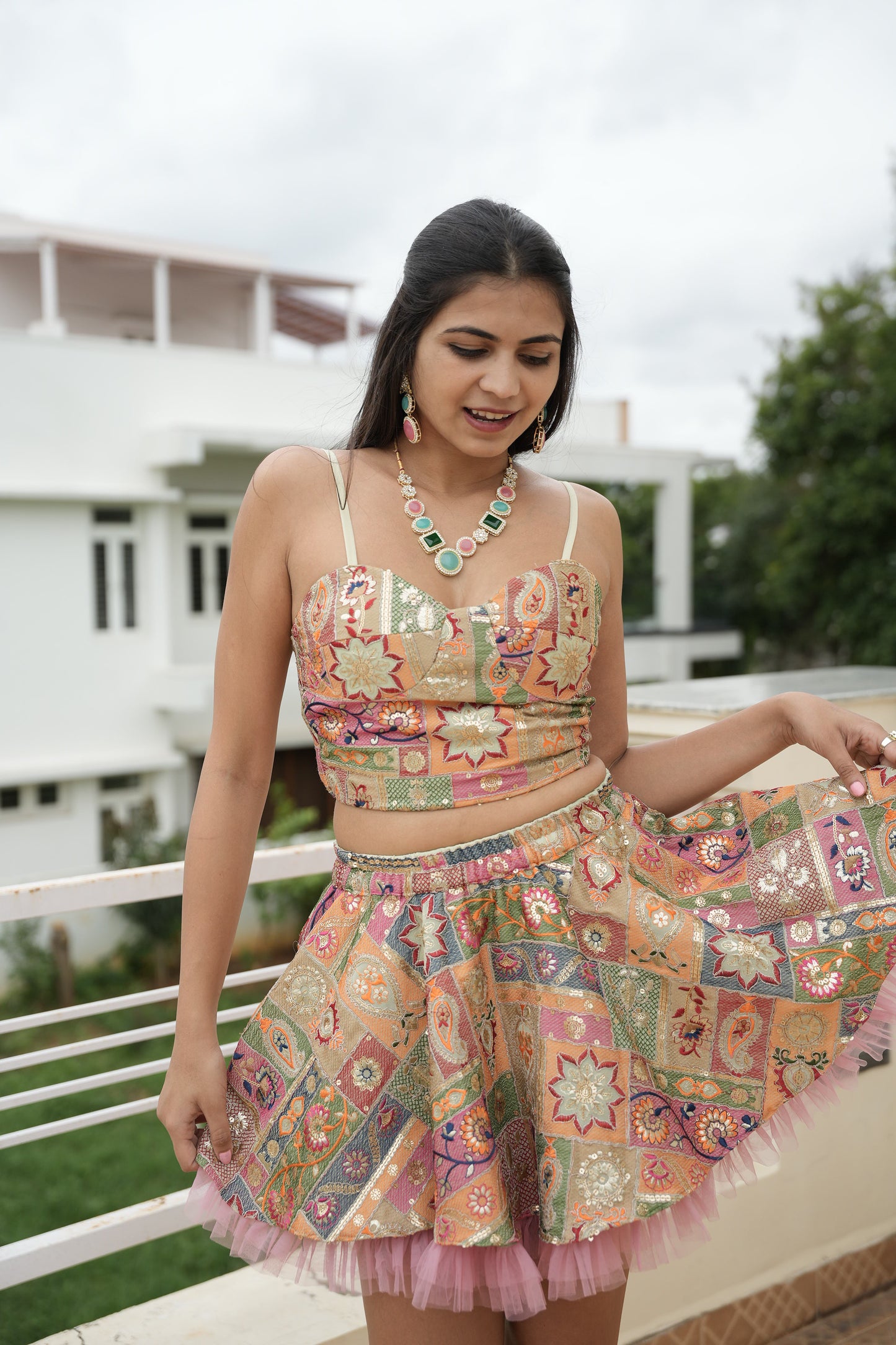 PistaPop Set (Bustier Sleeveless Blouse)