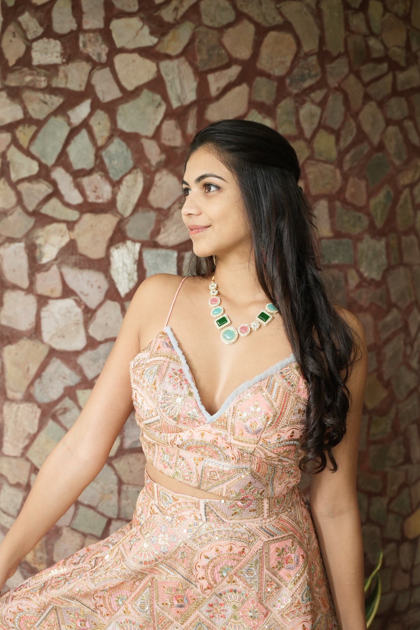 Princess Set (Spaghetti Strap Crop Top)