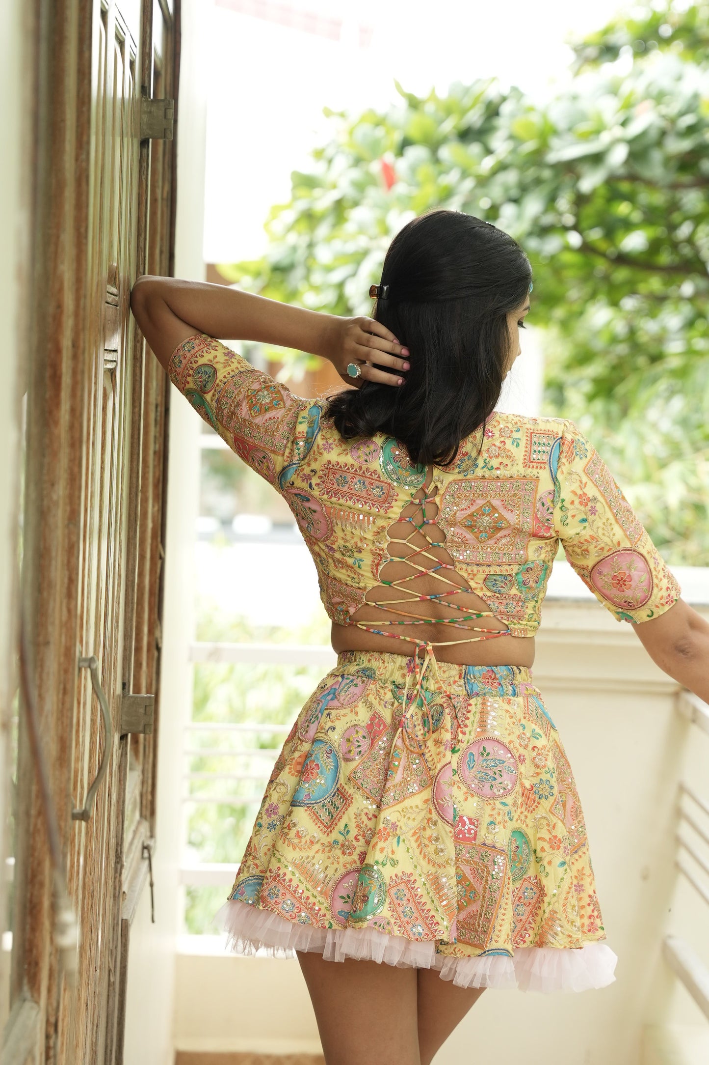 Sunshine Set (Sleeved Blouse)