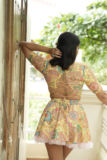 Sunshine Set (Sleeved Blouse)