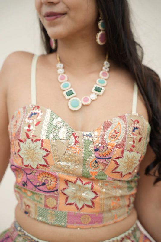PistaPop Set (Bustier Sleeveless Blouse)