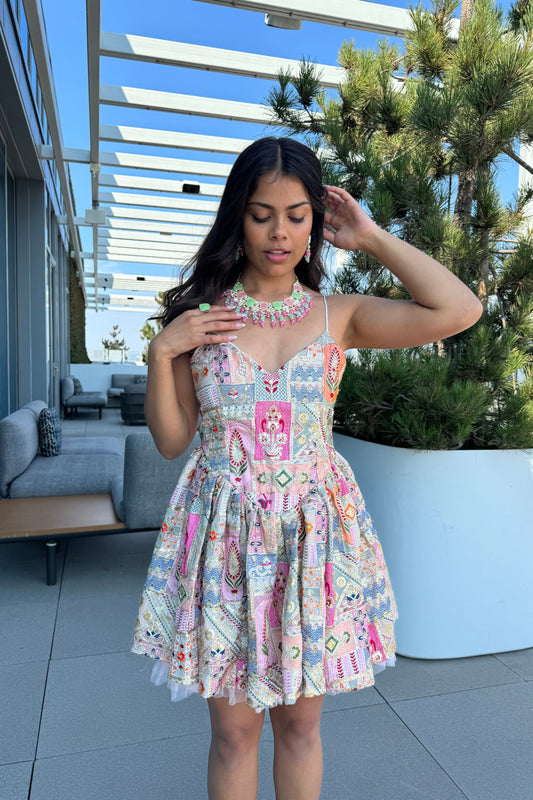 Glory Sleeveless Mini Dress