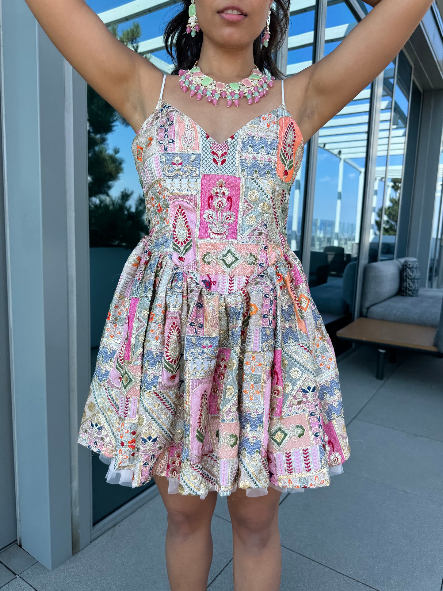 Glory Sleeveless Mini Dress