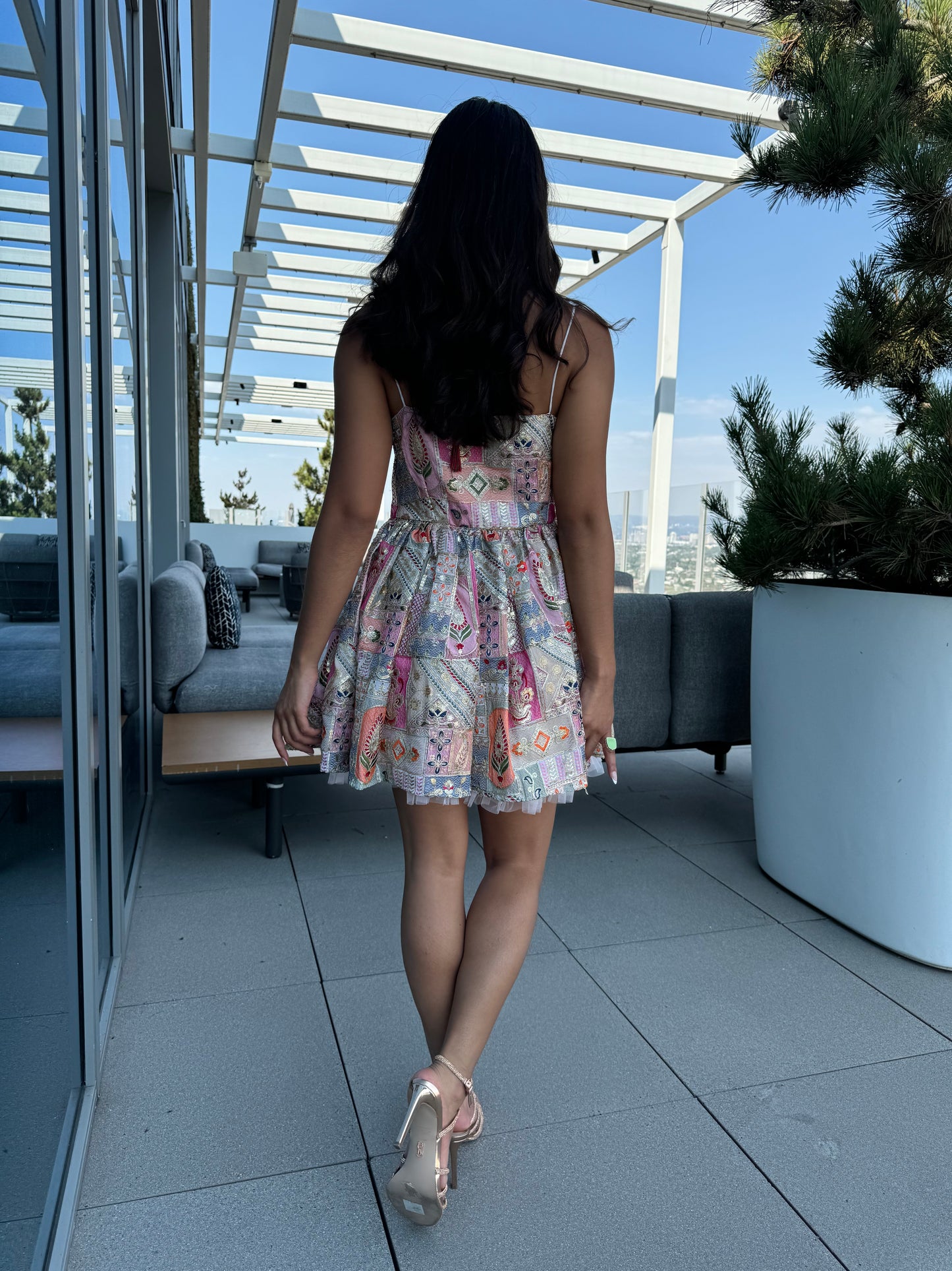 Glory Sleeveless Mini Dress