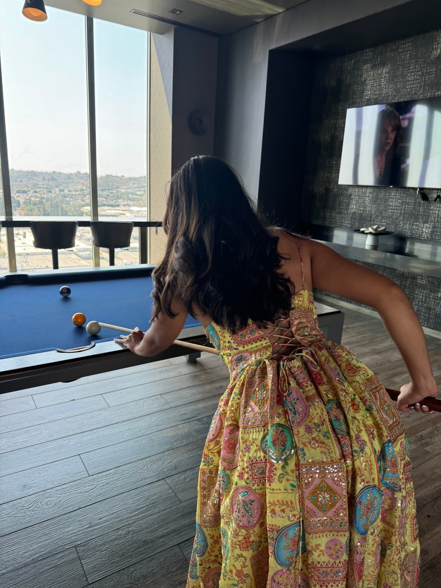 Sunrise Sleeveless Midi Dress