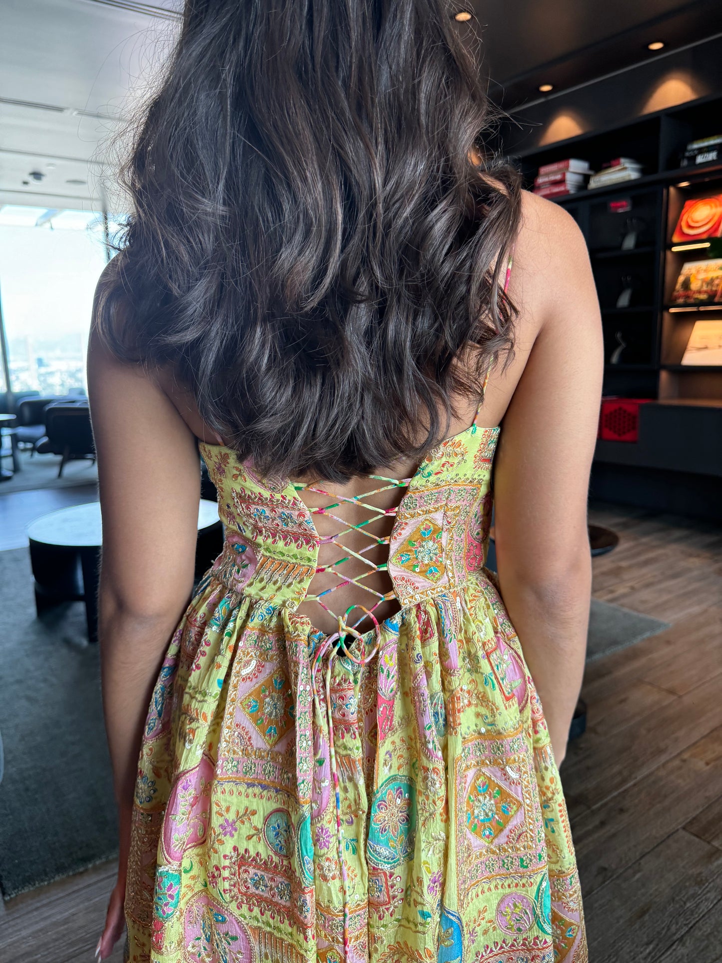 Sunrise Sleeveless Midi Dress